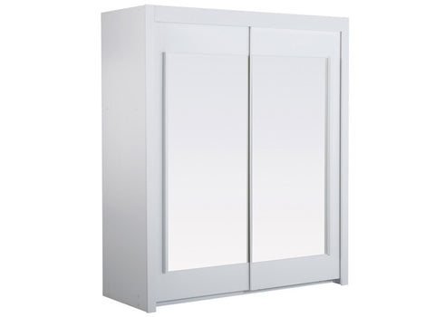 Armoire 2 portes coulissantes L180 blanc