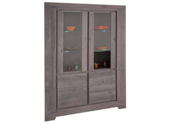 Vitrine Titan Gris