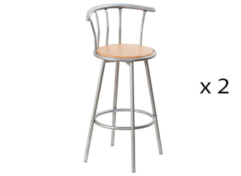 Tabouret de bar Gora (Lot 2 Tabourets)
