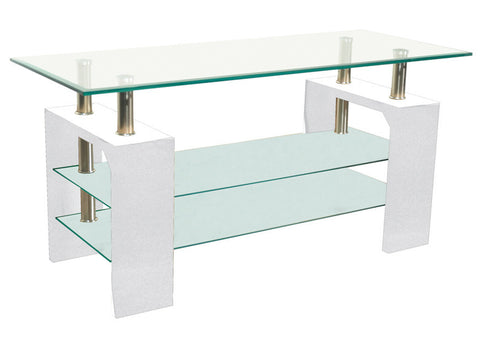 Meuble TV HIFI Meret Blanc
