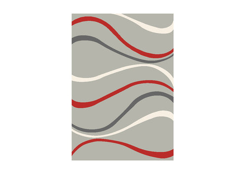 Tapis 120x170 ZIG ZAG rouge