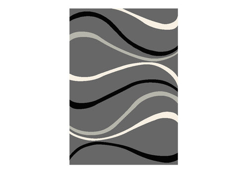 Tapis 120x170 ZIG ZAG noir