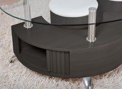 Table basse ORIS + 2 poufs